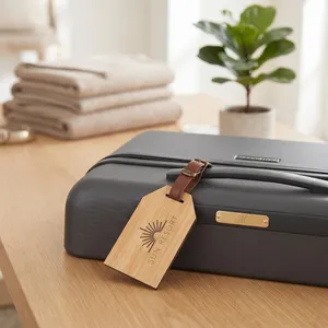 Bamboo Luggage Tag