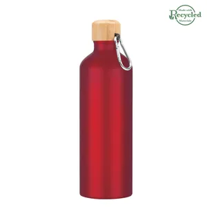 25 Oz. Aluminum Bottle with Bamboo Lid