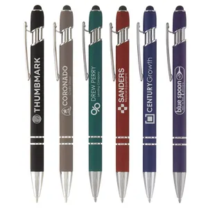 Ellipse Softy w/Stylus Laser Engraved Metal Pen