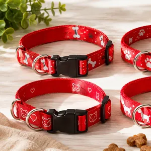 Dog Collar Polyester Screen Printed