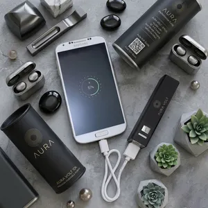 Power Shot 10 - 2200 mAh Metal USBP2200M Power Bank in Branded Can