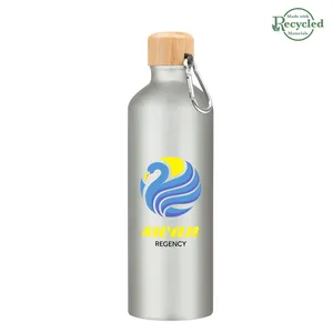 25 Oz. Aluminum Bottle with Bamboo Lid