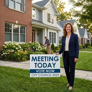 Corrugated Plastic Yard Sign