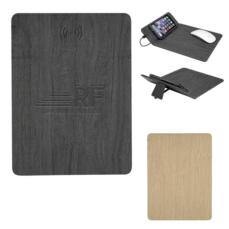 Wood-Designed Wireless Charger Mouse Pad