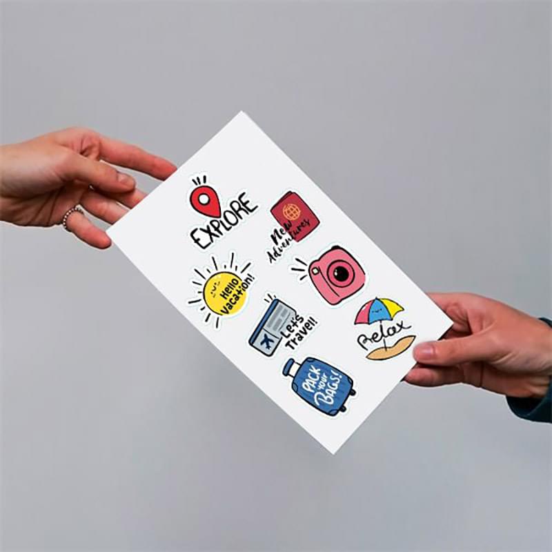 Custom Clear Vinyl Sticker Pages