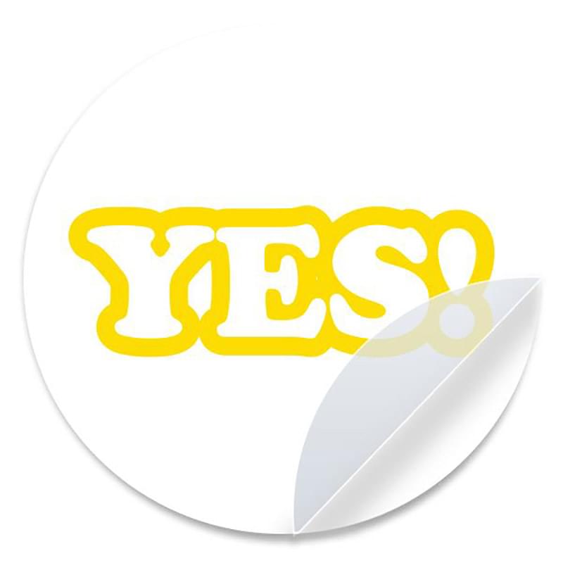 Custom White Vinyl Decal