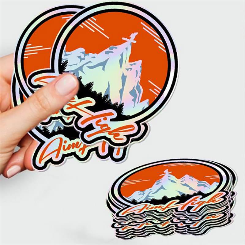 Custom Holographic Stickers- 2x2