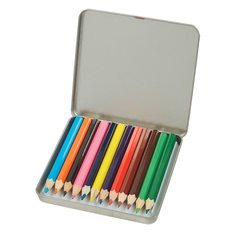 12-Piece Colored Pencil Tin 3