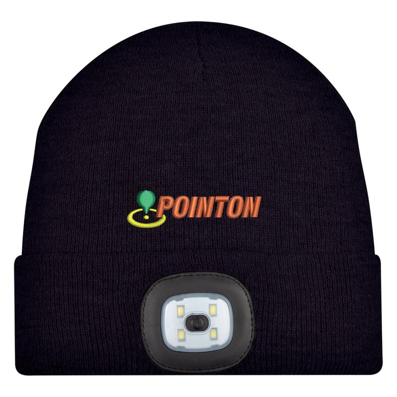 Beret with Attached LED Light 3