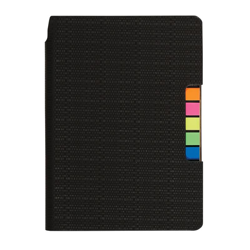 Journal Notebook with Neon Sticky Flags 3