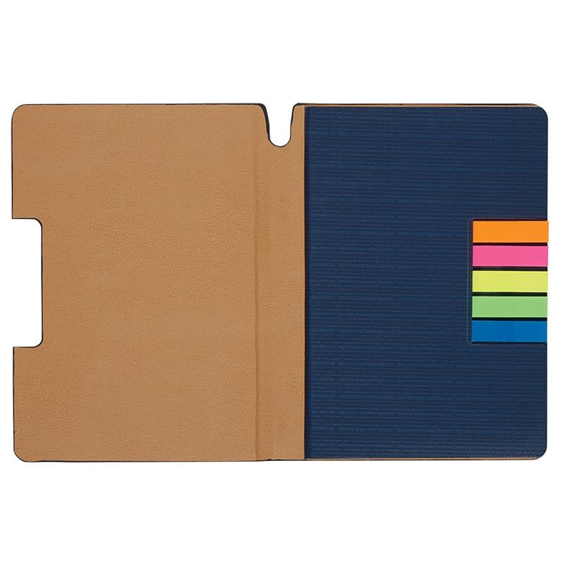 Journal Notebook with Neon Sticky Flags 2