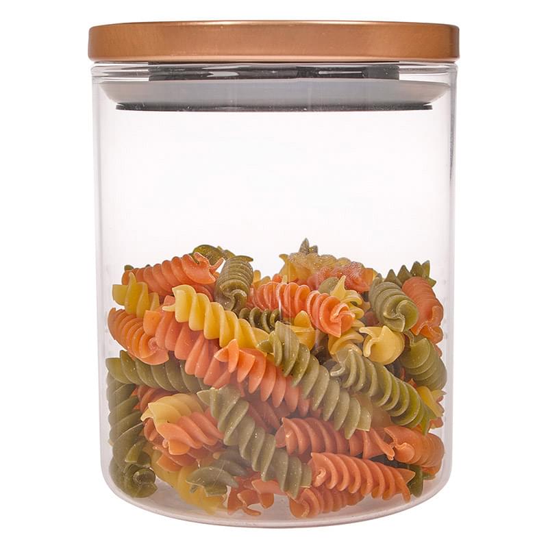 Stainless Steel Lid-Covered Glass Container 2