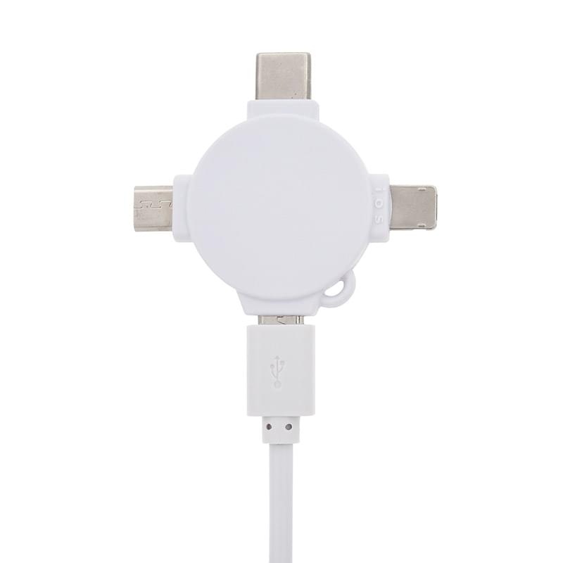 3 Ft. 3-In-1 Charging Cable & Adapter 3