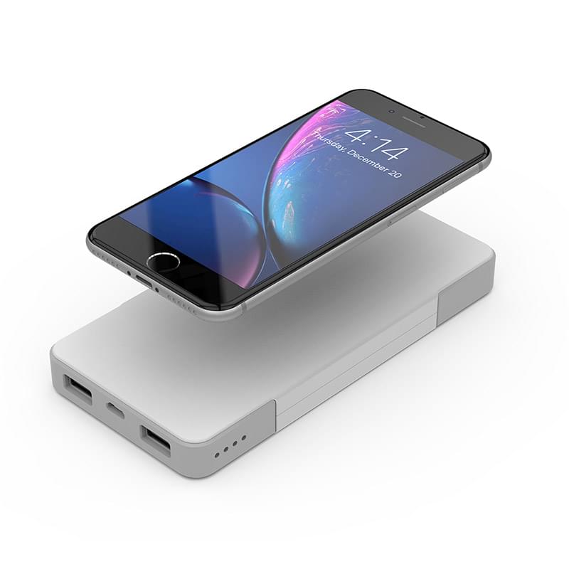 Portable Wireless Charger with Dual USB Ports 2