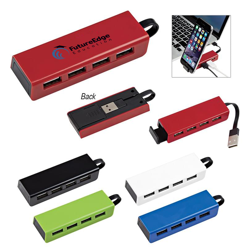 USB Power Outlets with Phone Stand