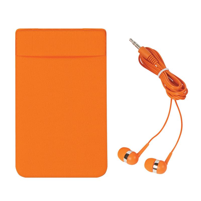 Attachable Card and Earpiece Holder 8