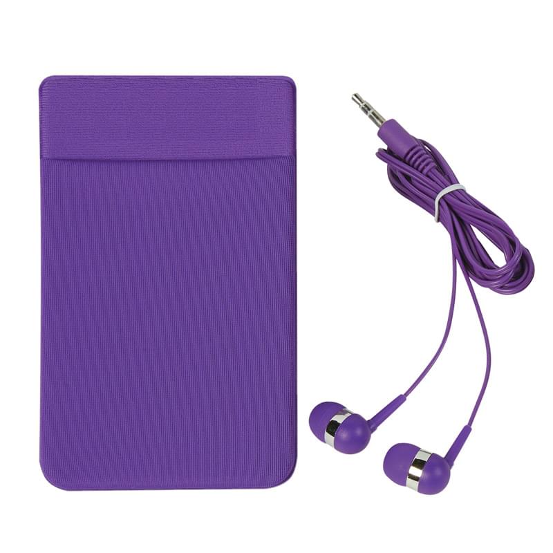 Attachable Card and Earpiece Holder 2