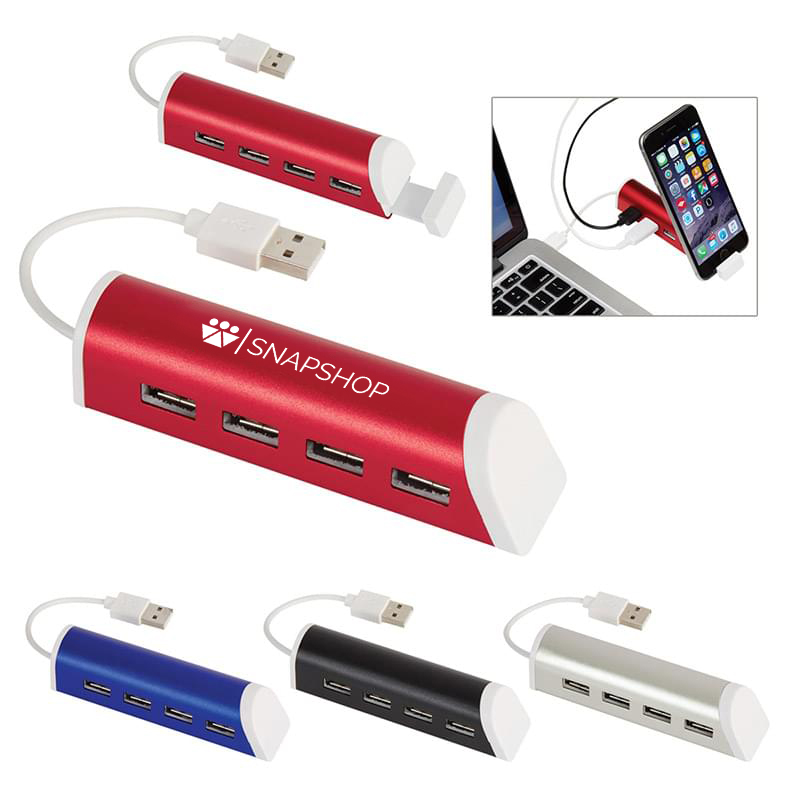 Multiple USB ports with Phones Stand