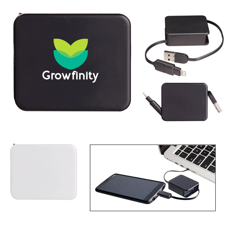 Retracting Two-Way Charging Cord