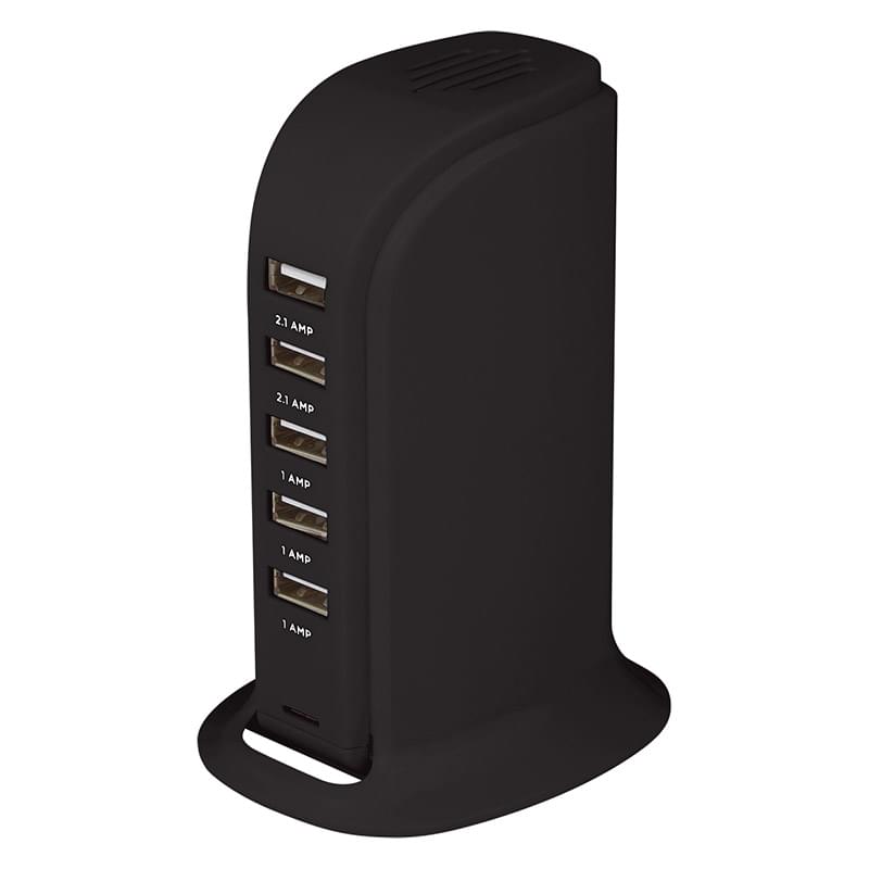 Five-Port Desk Companion USB Charging Tower 2
