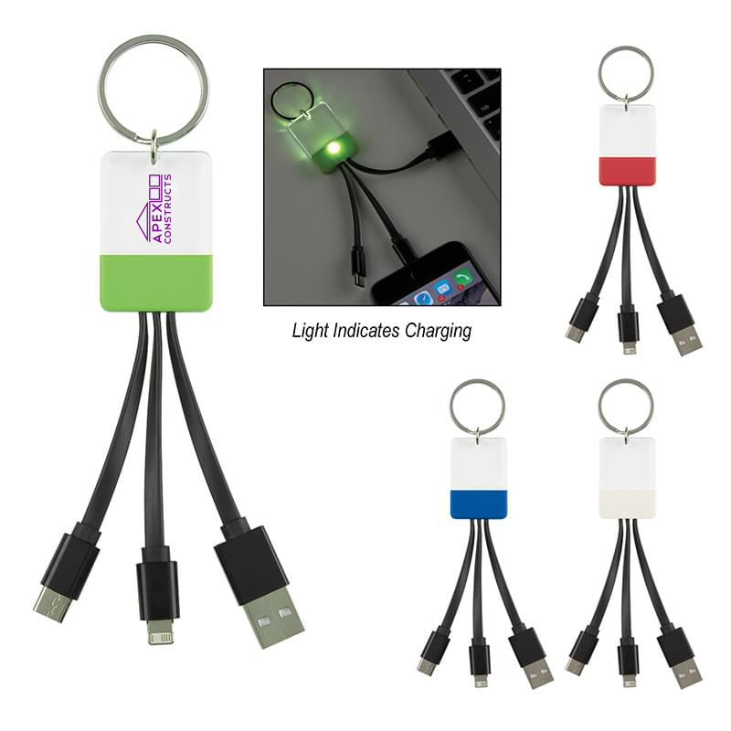 Multi-purpose Mobile Cable with Key Ring