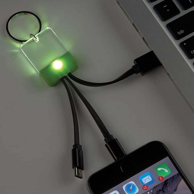 Multi-purpose Mobile Cable with Key Ring 4