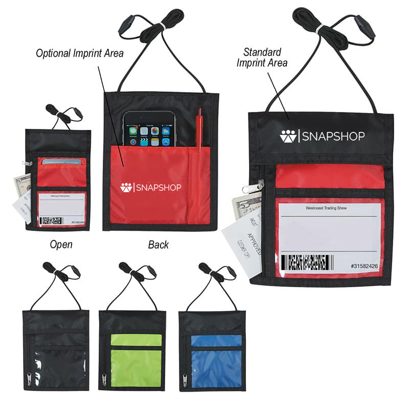 Neck Wallet Badge Holder