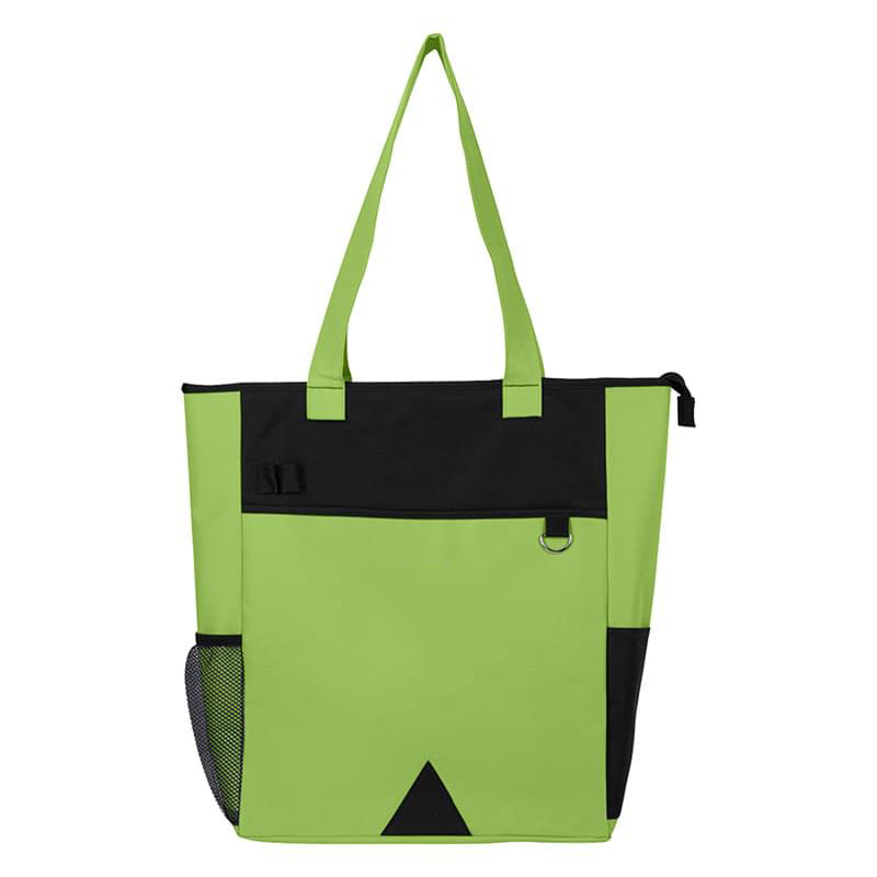 Tote Bag with Pyramid Design