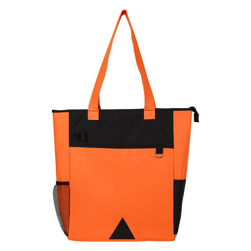 Tote Bag with Pyramid Design, custom tote bag with logo imprint 3
