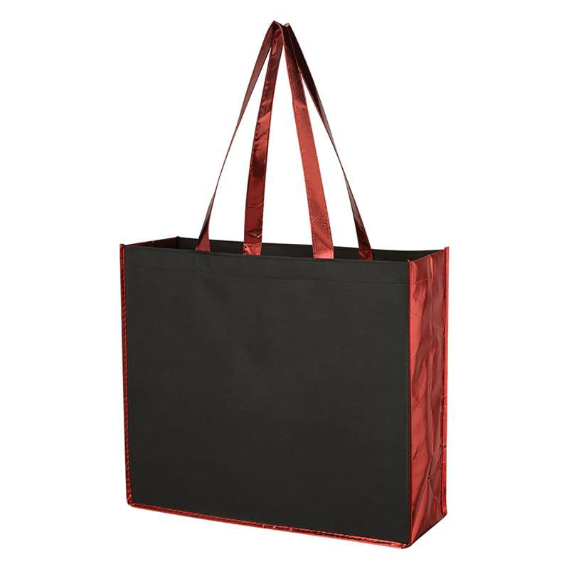 Non-Woven Tote Bag with Metallic Lining 2