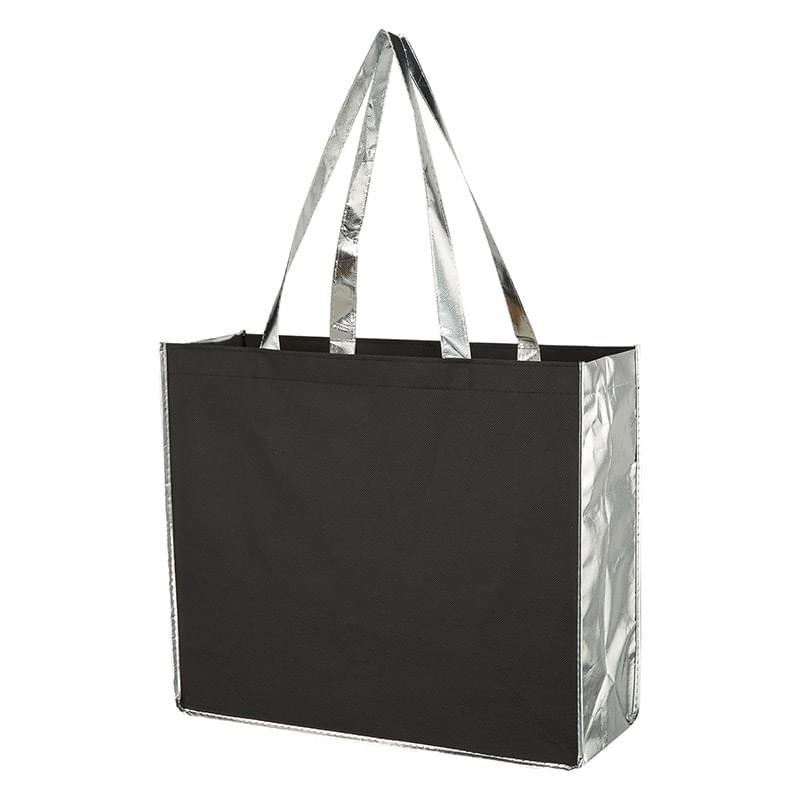 Non-Woven Tote Bag with Metallic Lining