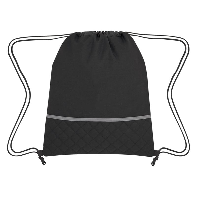 Quilted Drawstring Polyester Bag 3