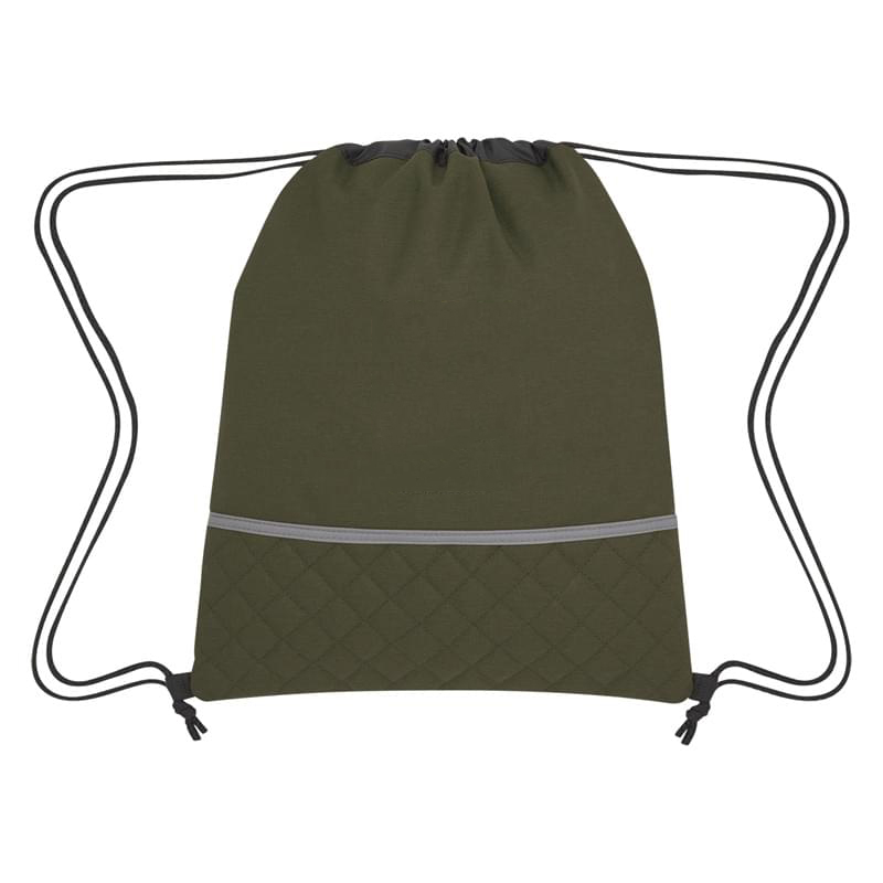 Quilted Drawstring Polyester Bag 2