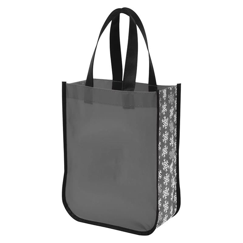 Snow Flurry Laminated Non-Woven Tote Bag