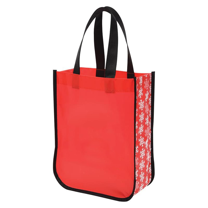 Snow Flurry Laminated Non-Woven Tote Bag 5