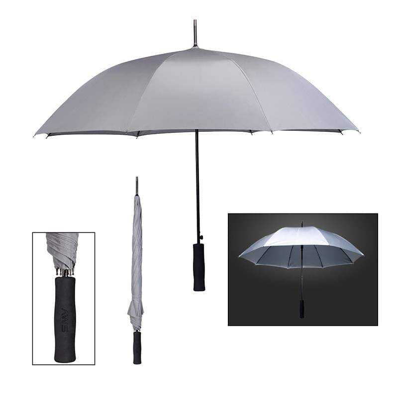 46" Arc Rain Delay Reflective Umbrella 6