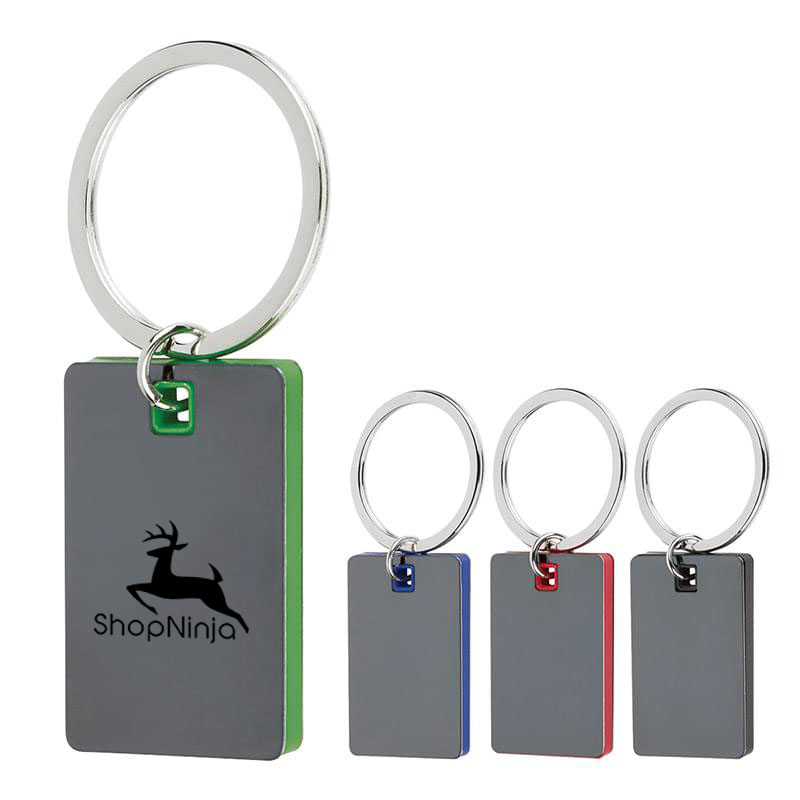 Block-Mirrored Key Chain