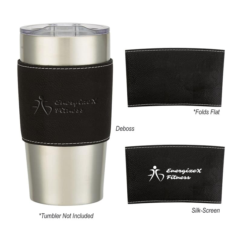 Leatherette Rocky Tumbler Sleeve