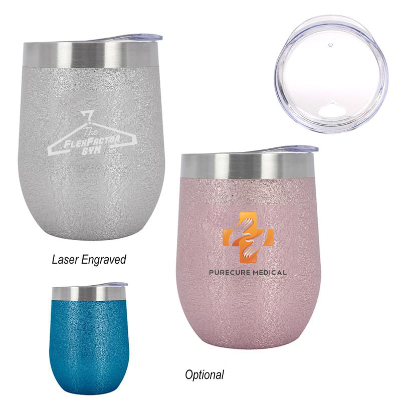 12 Oz. Iced Out Vinay Stemless Wine Cup