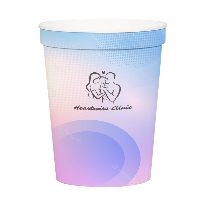 16 Oz. Full Color Stadium Cup
