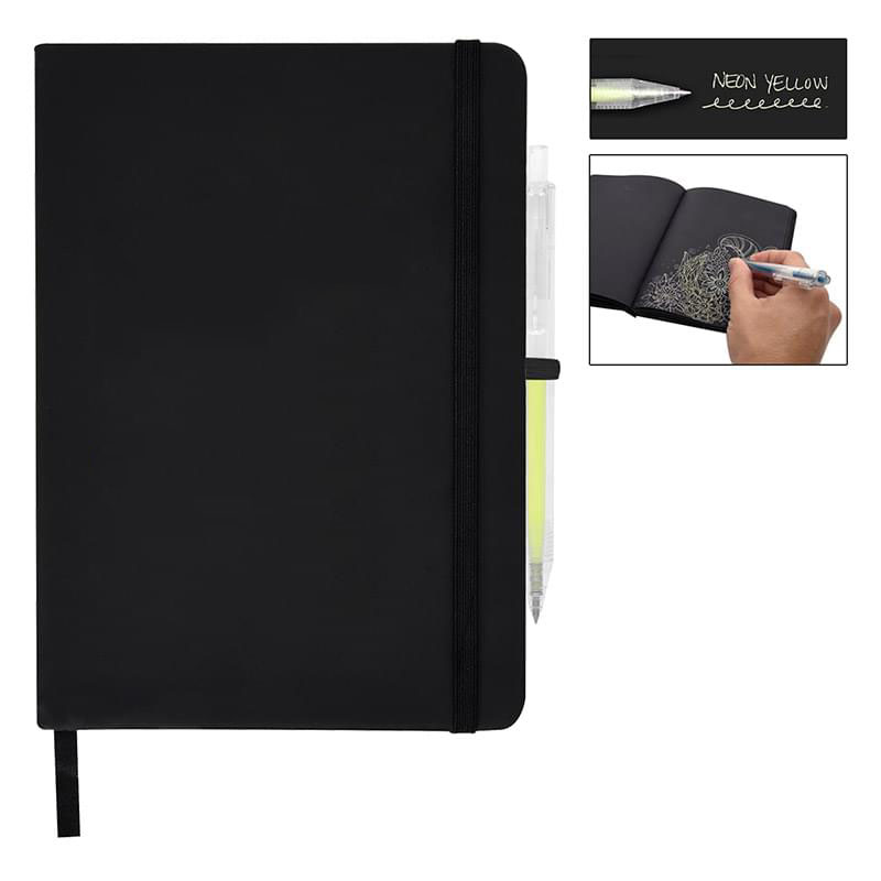 Neon Dreams Journal & Delia Gel Pen