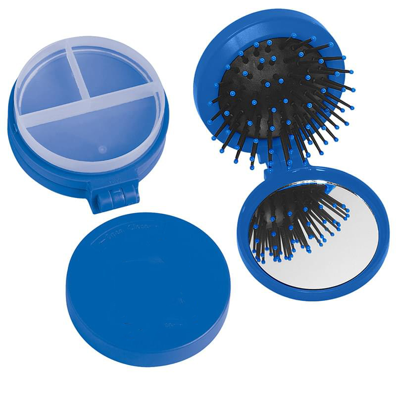 Hair Brush with a Pill Storage 2