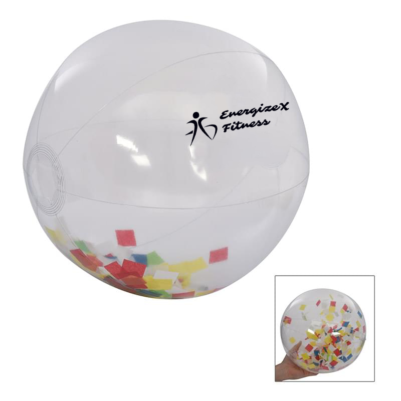 16" Confetti Beach Ball