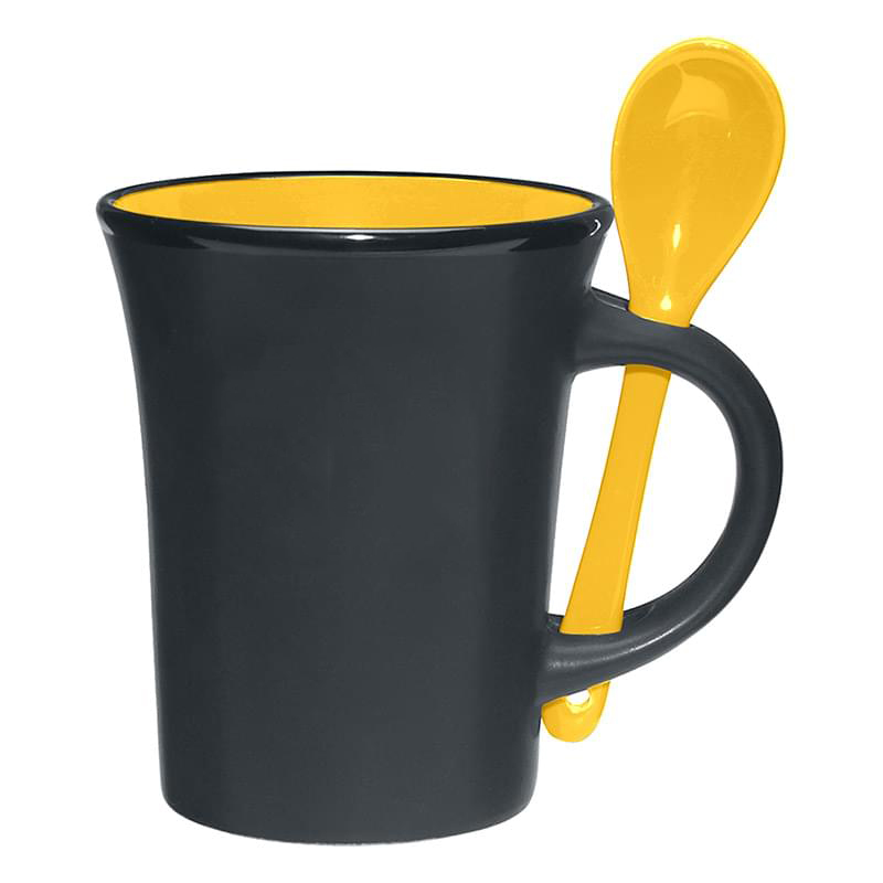 8 Oz. Ceramic Spooner Mug 6