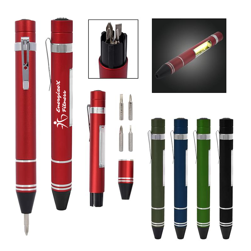 Screwdriver Set With COB Light