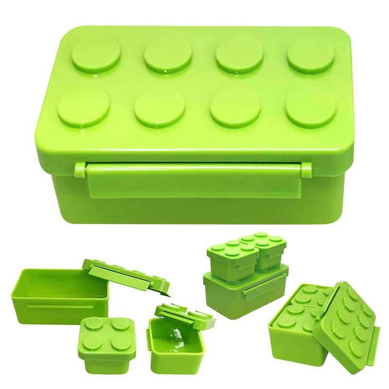 Building Blocks Stackable Lunch Containers