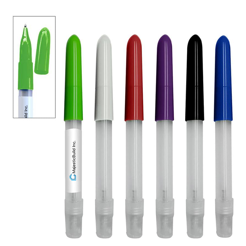 .27 OZ. HAND SANITIZER SPRAY WITH BALLPOINT PEN