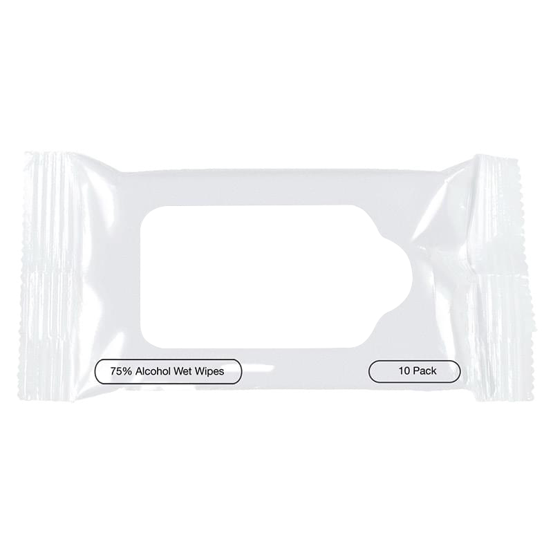 10 CT. ALCOHOL ANTIBACTERIAL WET WIPE PACKET 2