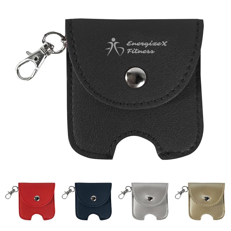 Hand Sanitizer Leatherette Pouch