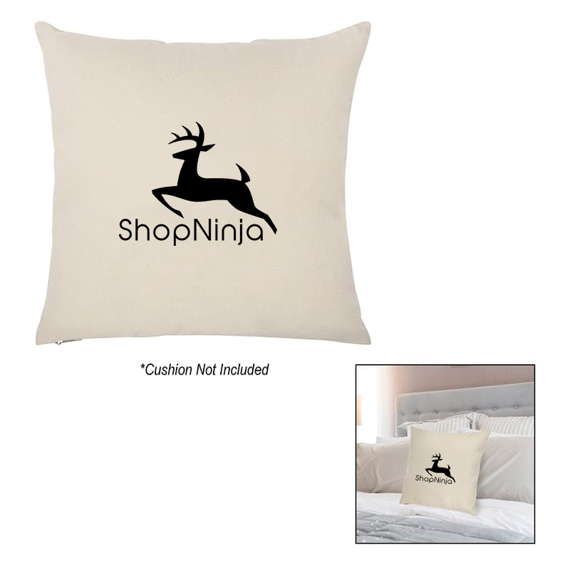 16" x 16"  Cotton Canvas Pillow Case